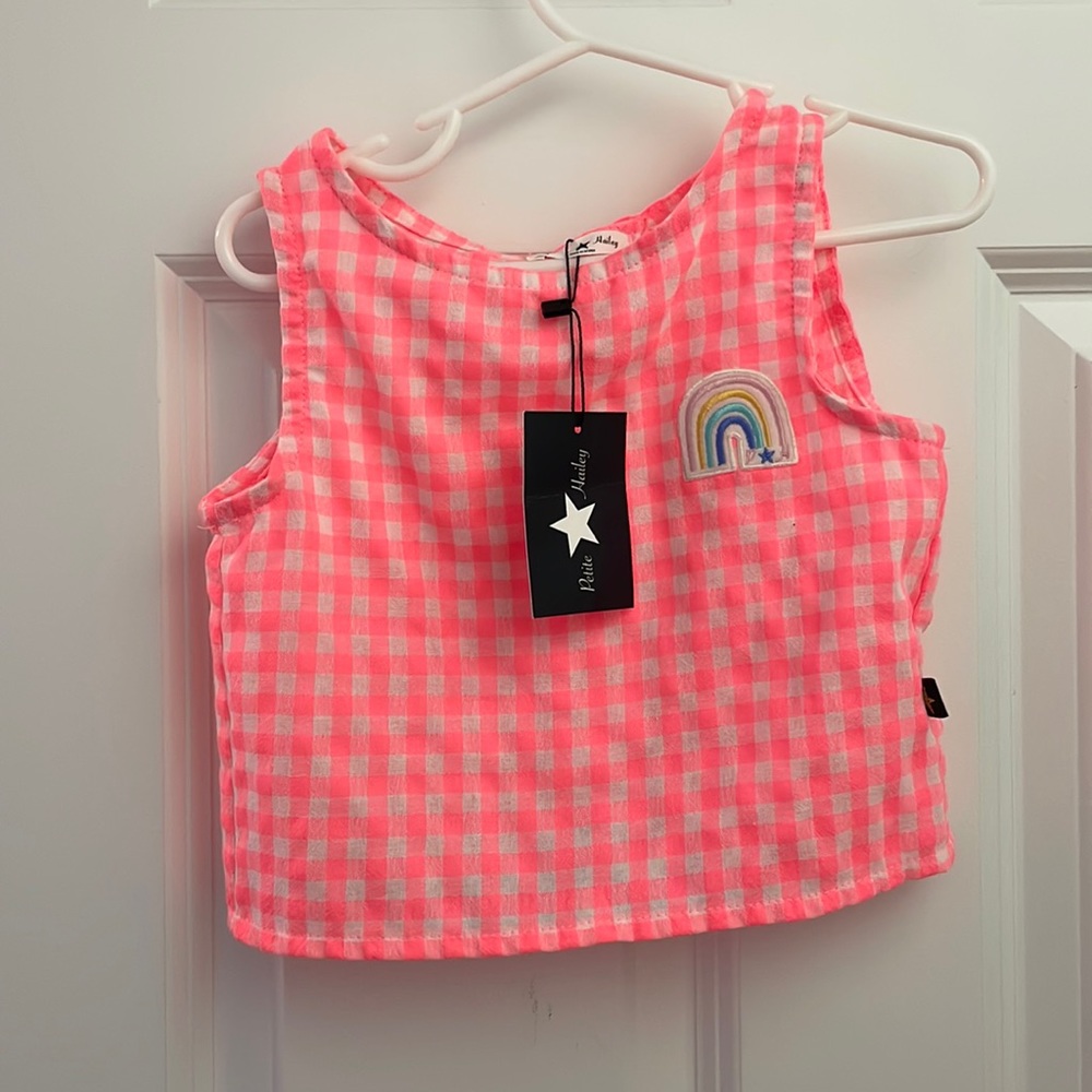 Petite hailey matching top and bloomers size 3